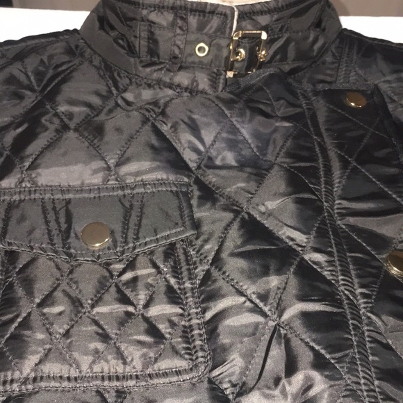 SAM EDELMAN black quilted Sherpa jacket - Picture 6 of 8